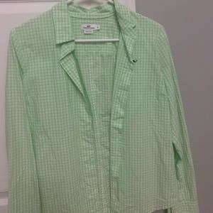 Gingham Vineyard Vines Button Up